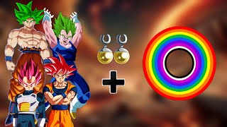 Goku and Vegeta - Rainbow Super Saiyan All Mode  | New 2025 ( Dragon Ball Character ) Cre4U