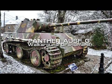 Panther Ausf G Grandmenil Walkaround 60fps "Panther Tour Special" Part 2