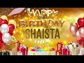 SHAISTA Happy Birthday Shaista