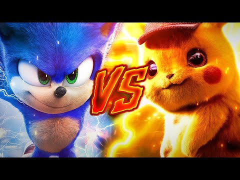 Sonic (filme) VS. Detetive Pikachu [Batalha de Gigantes] ft. Ninja Raps