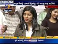 Gayathri Gupta And Swetha Reddy Protest Against Big Boss Show Delhi