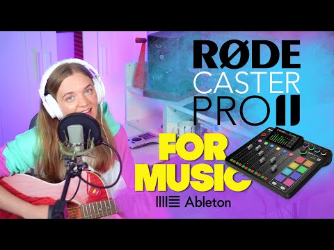 RODECASTER PRO II FOR MUSIC: Recording Vocal and Guitar in Ableton | Listening to the Build-in FX