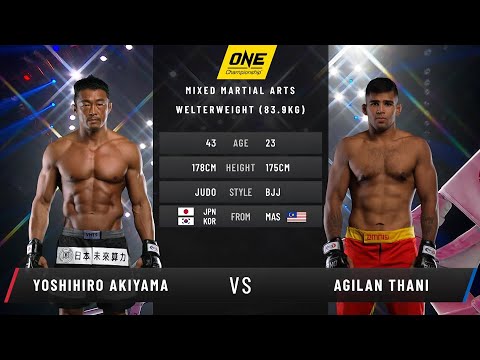 Yoshihiro Akiyama vs Agilan Thani full fight