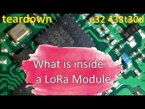 What is inside a LoRa module? E32 433T30D