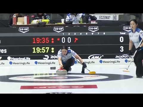 Co-op Tour Challenge | Draw 1: Kyeong-Ae Kim perfect runback double to lie 3 (October 14, 2025)