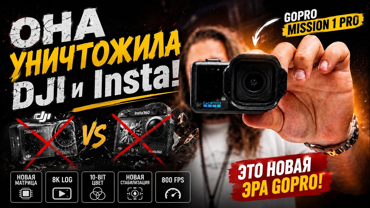 Грант-Тест экшн камер: GoPro против ВСЕХ!