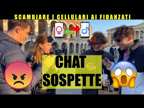 SCAMBIARE I CELLULARI ai FIDANZATI a VERONA: Messaggi compromettenti !!