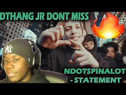 WaviJus Reacts To - NDOTSPINALOT - STATEMENT (OFFICIAL MUSIC VIDEO)