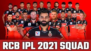 IPL 2021 - RCB Squad For The IPL 2021 | RCB Players List 2021