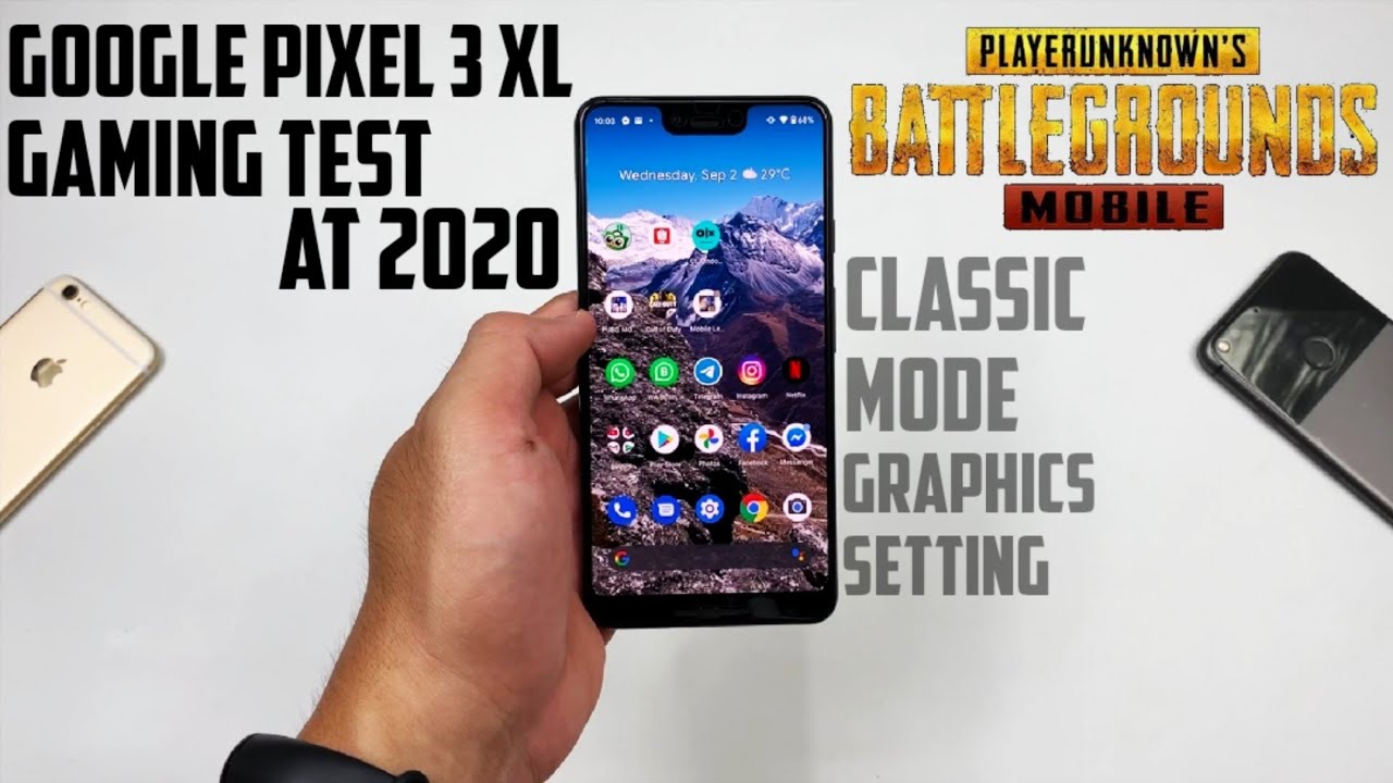 Google Pixel 3 XL Gaming Test PUBG Mobile at 2020 using Screen Recording | ANTUTU & Graphics Setting