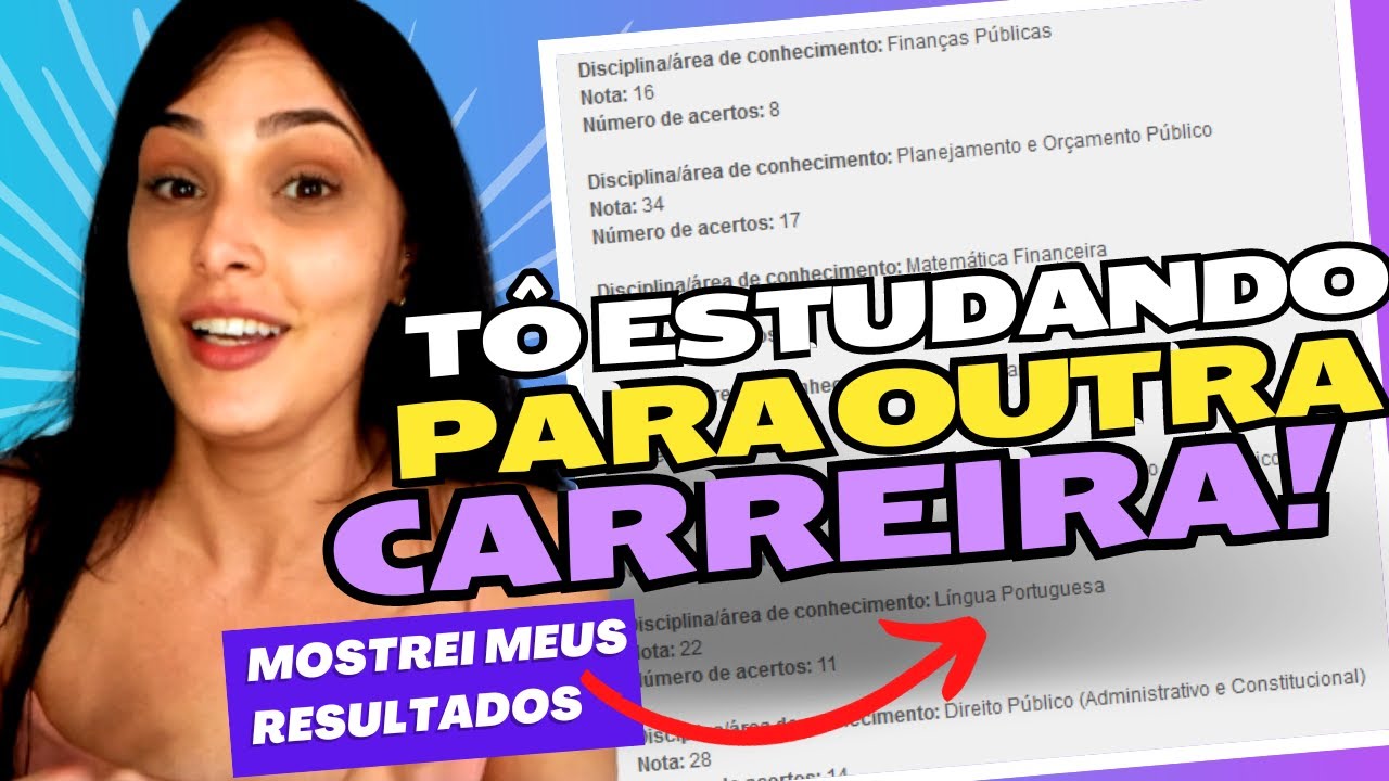 MUDEI DE ÁREA DE ESTUDOS!