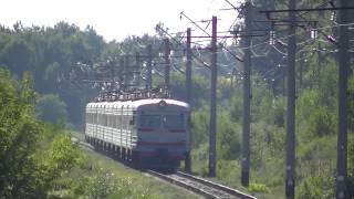 preview picture of video 'ЭР9Т-731 рейсом 5522 Славутич - Чернигов'