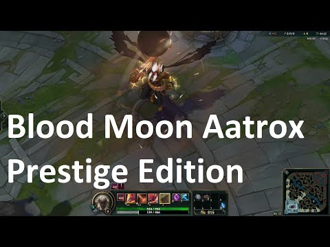 Blood Moon Aatrox Prestige Edition Skin Spotlight - League of Legends