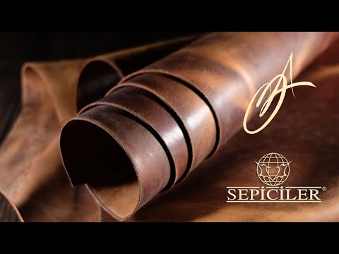 Sepici Leather - Newport Crazy Mahogany 5-6oz