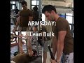 ARMS DAY: Lean Bulk Ep. 4 (Aly Shaheen Natural Bodybuilder)