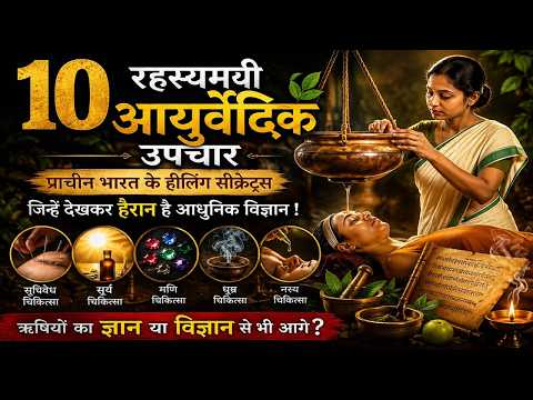 10 रहस्यमयी आयुर्वेदिक उपचार 😱 | Ancient Ayurvedic Healing Secrets That Still Amaze Science
