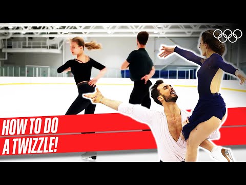 How to do a twizzle with Gabriella Papadakis & Guillaume Cizeron! ⛸