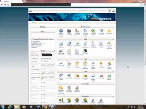 comment installer cpanel