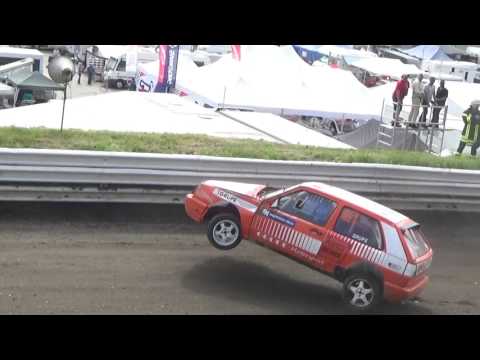 Huge Crash Estering RX - DRX / BRC 2017 - Rallyecross Roll