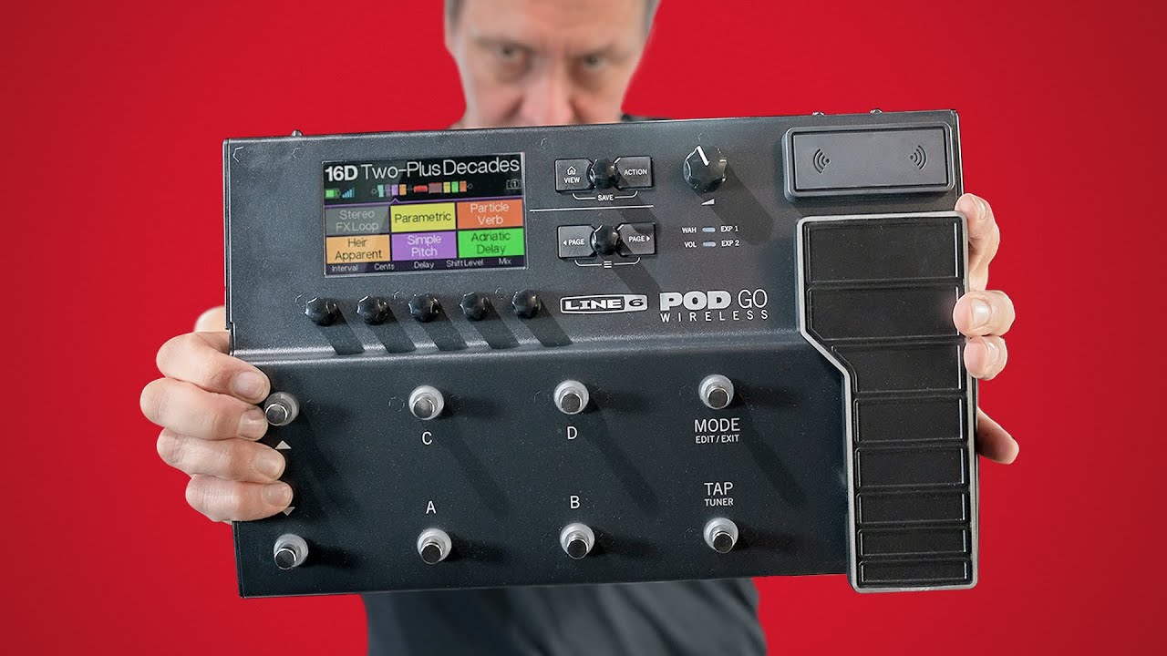 line 6 pod 2.0 kaufen Line 6 POD 2.0 Multi-Effects Guitar Effect Pedal for sale online main image 0