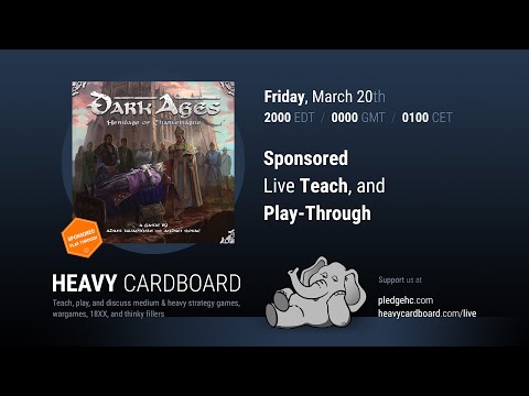 Dark Ages 3p Teaching & Play-through by Heavy Cardboard