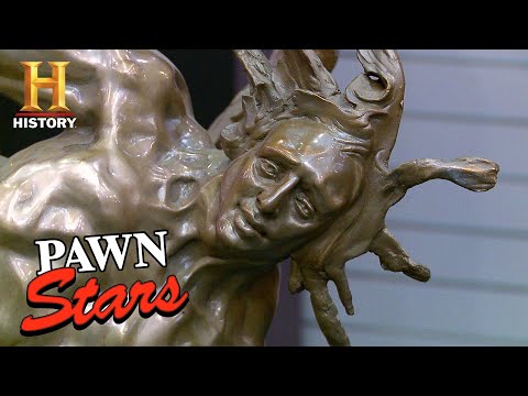 ポーン・スターズ。リックは奇妙な彫刻で銀行を作る (シーズン13) ｜ 歴史 (Pawn Stars: Rick Makes Bank On a Strange Sculpture (Season 13) | History)
