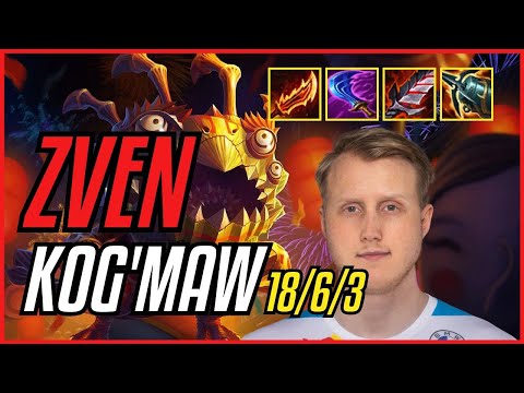 ZVEN - KOG'MAW vs MISS FORTUNE ADC - EUW MASTER - PATCH 11.9 QUADRAKILL