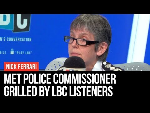 Call The Commissioner: Met Police Chief Cressida Dick Grilled By LBC Listeners