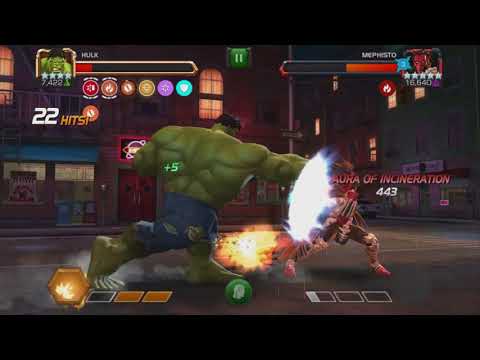 Hulk VS Mephisto Master - The Iceman Alternative - Marvel Contest Of Champions