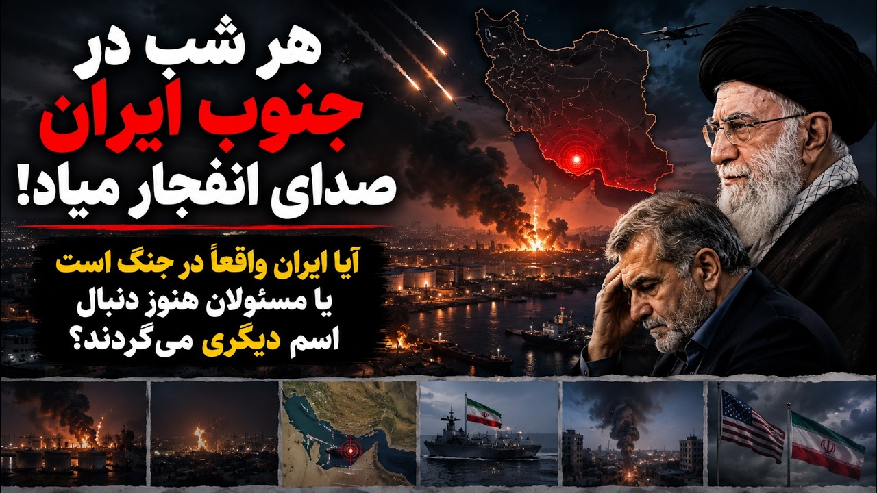 هر شب صدای انفجار در جنوب میاد آیا ایران واقعاً در جنگ است یا مسئولان هنوز دنب