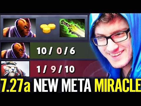 7.27a New Meta!!? Miracle Ethereal Blade on Anti Mage WTF Fun Build Dota 2 Pro Gameplay