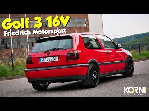 VW Golf 3 16V 2.0l ABF Friedrich Motorsport Gr.A Sound innen + außen | KORNI Performance