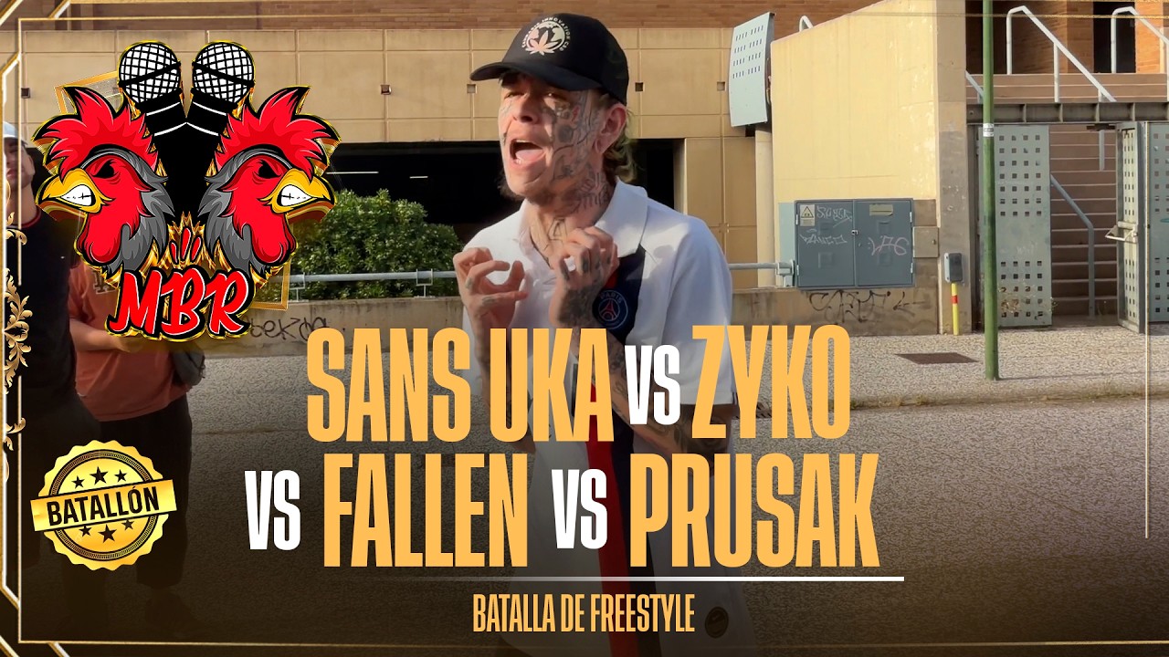 SANS UKA VS ZYKO VS FALLEN VS PRUSAK 1ª RONDA BATALLA DE FREESTYLE MIRAELBUENRAP DELUXE ZARAGOZA
