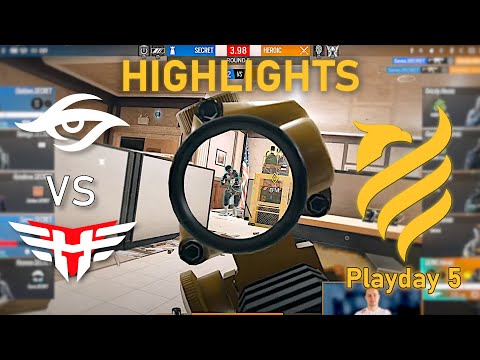 GREAT GAME! Heroic vs Secret - HIGHLIGHTS - Playday 5 - EUL 2022 Stage 2 - R6 Esport