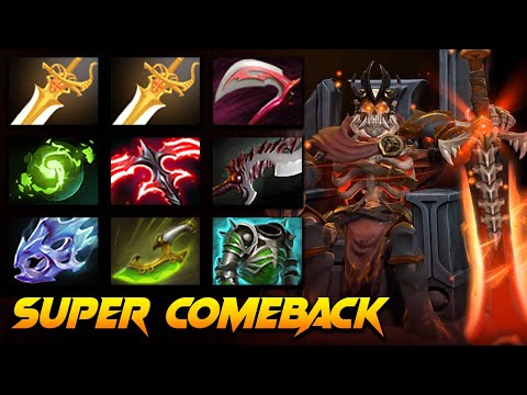 Wraith King Super Comeback - Dota 2 Pro Gameplay [Watch & Learn]