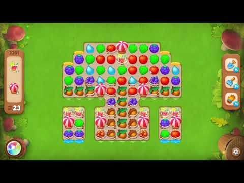 Gardenscapes 2301 Level - 24 moves - NO BooSTERS