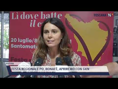 2021-07-17 PISTOIA - FESTA REGIONALE PD, BONAFÈ, APRIREMO CON GKN