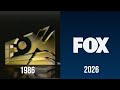 Fox USA Eras Bumpers Idents Promo Logo History 1986 2026