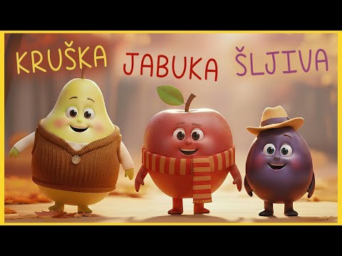 🍐KRUŠKA 🍎 JABUKA 🫐 ŠLJIVA 🍇 (TO JE VOĆE SLATKO)