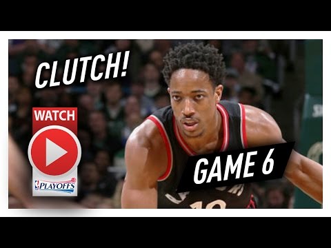 DeMar DeRozan Full Game 6 Highlights vs Bucks 2017 Playoffs - 32 Pts, COLD!