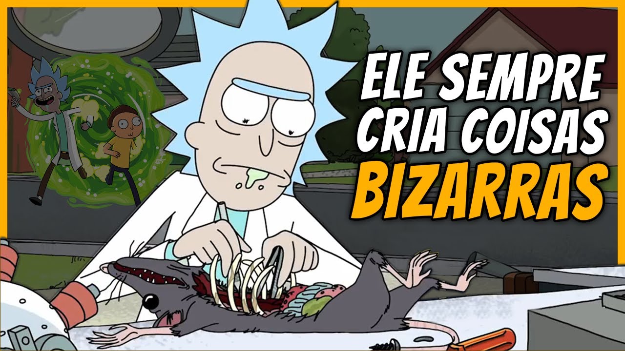 AS INVENÇÕES MAIS INSANAS FEITAS PELO RICK NA 1ª TEMPORADA DA SERIE - Rick and Morty