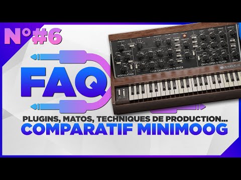 Comparaison du MiniMoog Softube Vs Arturia VS Native Instruments - FAQ MAO #6