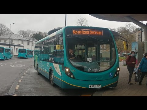 Non TFL November Day 2: Journey on the 190 (1652, KX61LFP) Wright Streetlite DF