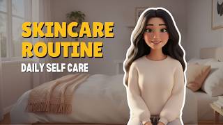 [A2] Morning Skincare Routine | Daily Self Care Vocabulary