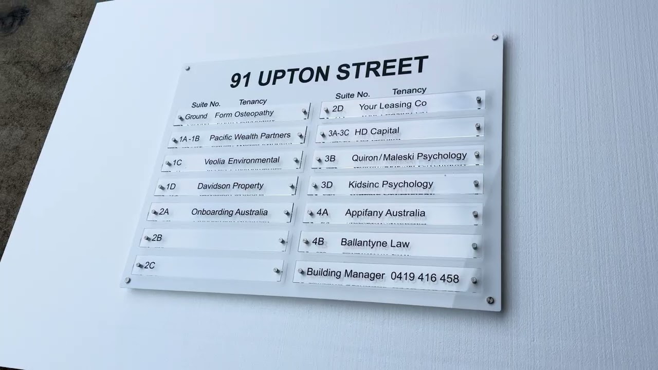 Directory Signs / Way-finding Signage
