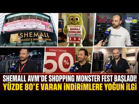 SheMall AVM'de Shopping Monster Fest başladı! Yüzde 80'e varan indirimlere yoğun ilgi