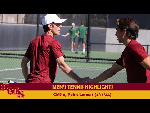 Men's Tennis Highlights vs. Point Loma (2/18/22)