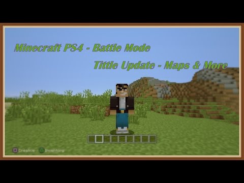 Minecraft PS4 -  Battle Mode Tittle Update - TU36 Maps