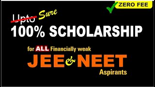 FREE Coaching of JEE & NEET for Economically Weak Students ! #shorts