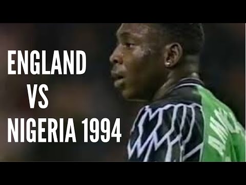 England v Nigeria November 1994